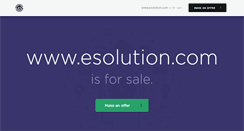Desktop Screenshot of esolution.com