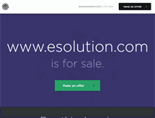 Tablet Screenshot of esolution.com